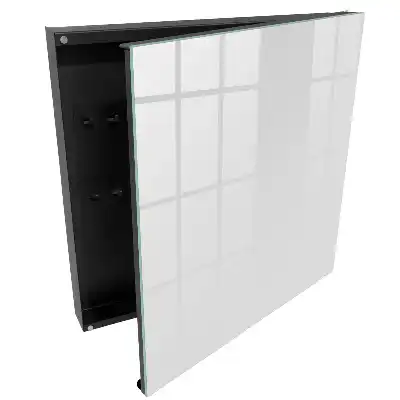 Minimalistická schránka na klíče v šedé barvě