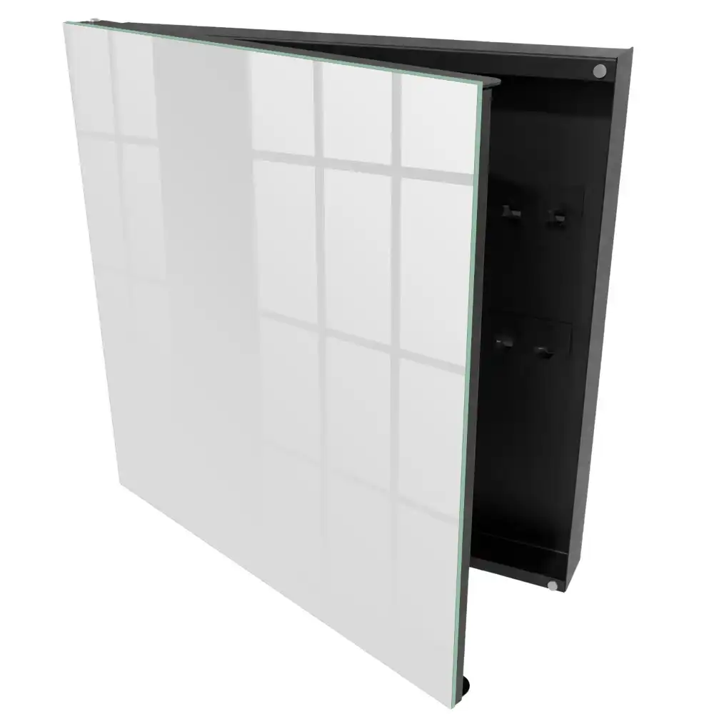 Minimalistická schránka na klíče v šedé barvě