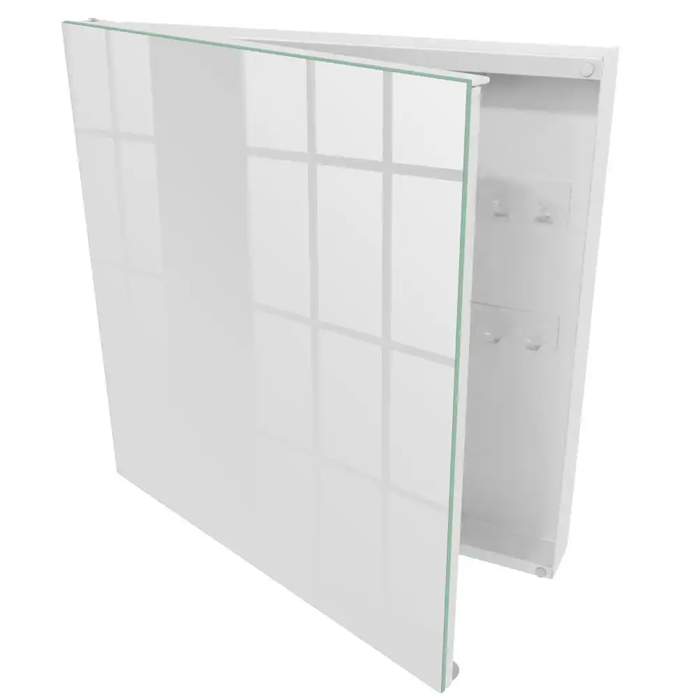 Minimalistická schránka na klíče v šedé barvě