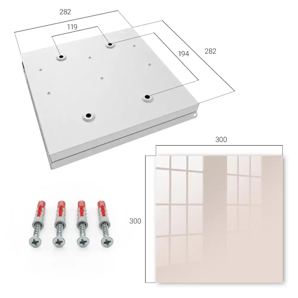 Minimalistická schránka na klíče Harmonická harmonie