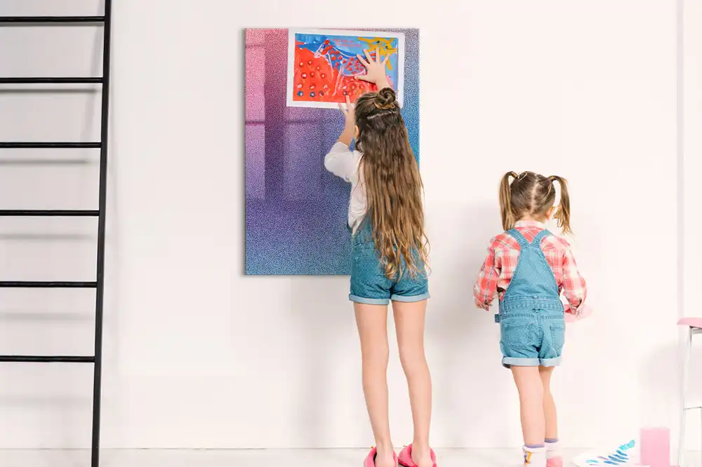 Magnetická popisovací tabule s barevným přechodem