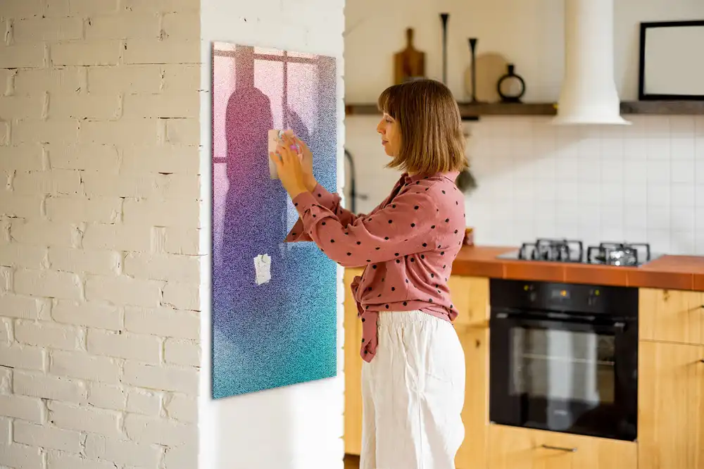 Magnetická popisovací tabule s barevným přechodem