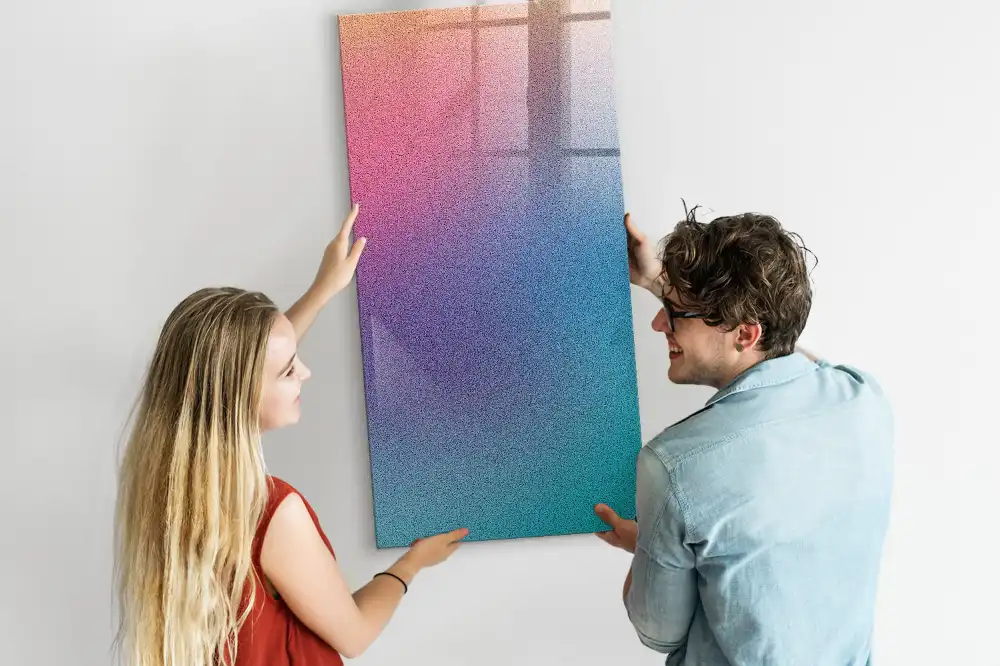 Magnetická popisovací tabule s barevným přechodem