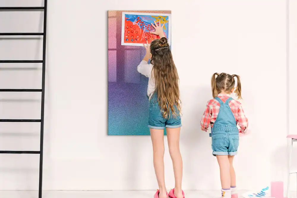 Magnetická popisovací tabule s barevným přechodem