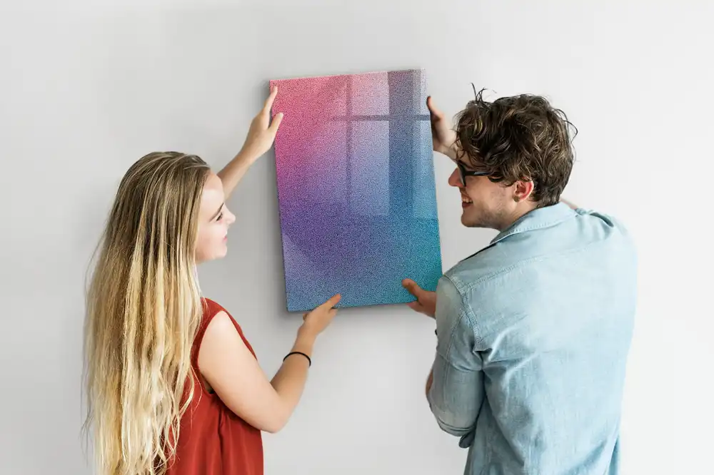 Magnetická popisovací tabule s barevným přechodem