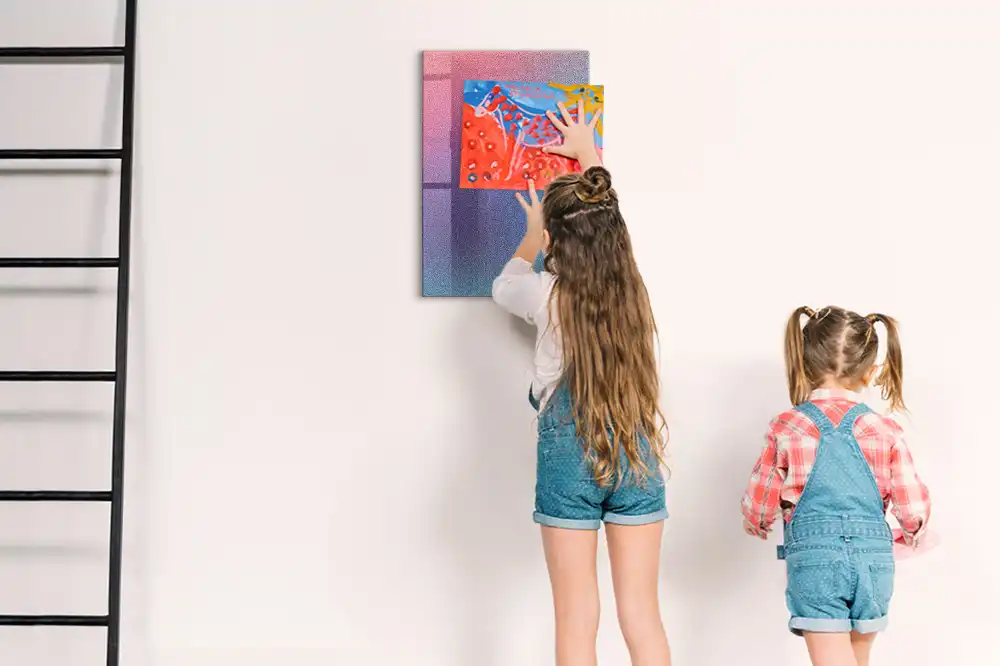 Magnetická popisovací tabule s barevným přechodem