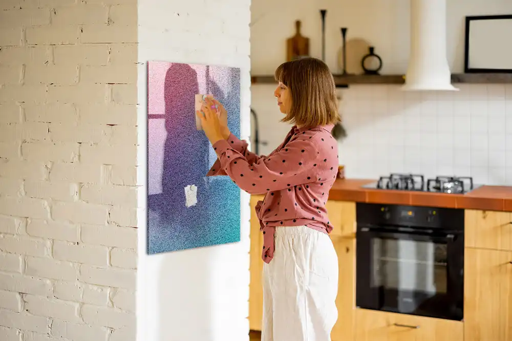 Magnetická popisovací tabule s barevným přechodem