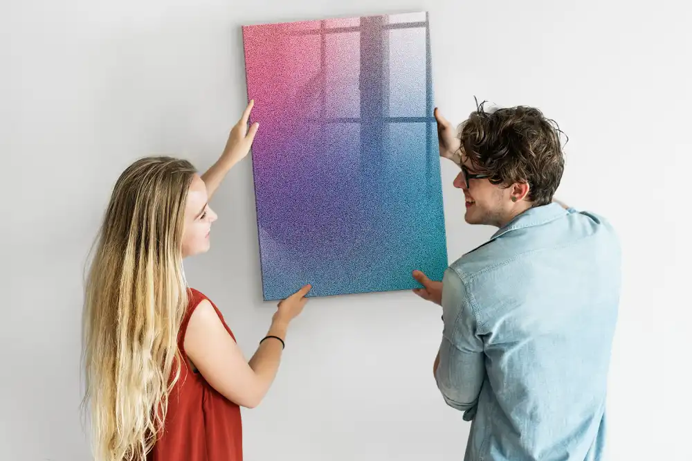 Magnetická popisovací tabule s barevným přechodem
