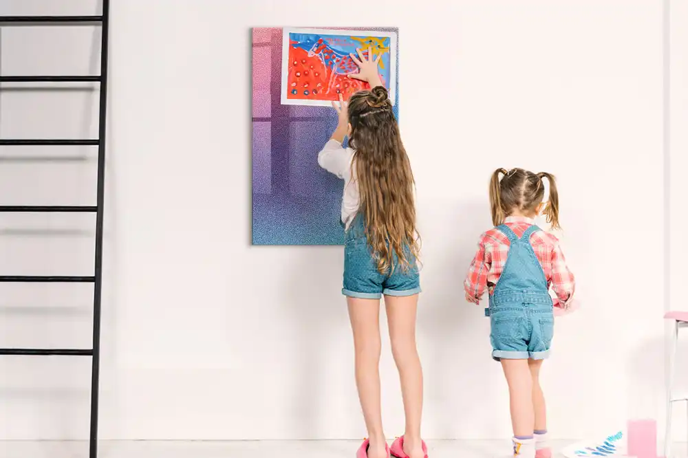 Magnetická popisovací tabule s barevným přechodem