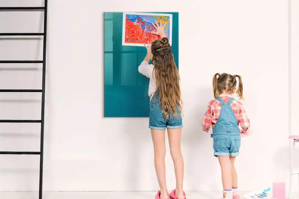 Magnetická popisovací tabule s geometrickými obrazci