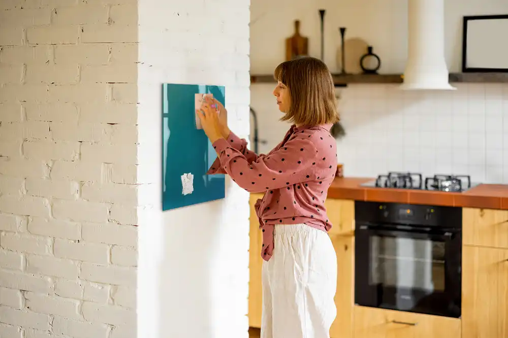 Magnetická popisovací tabule s geometrickými obrazci