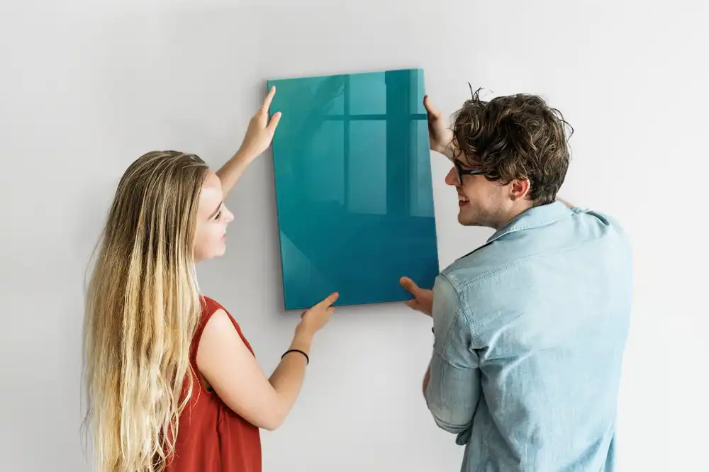 Magnetická popisovací tabule s geometrickými obrazci