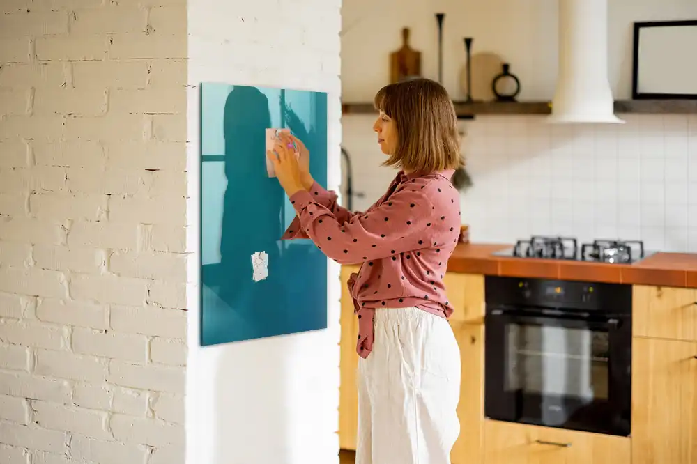Magnetická popisovací tabule s geometrickými obrazci