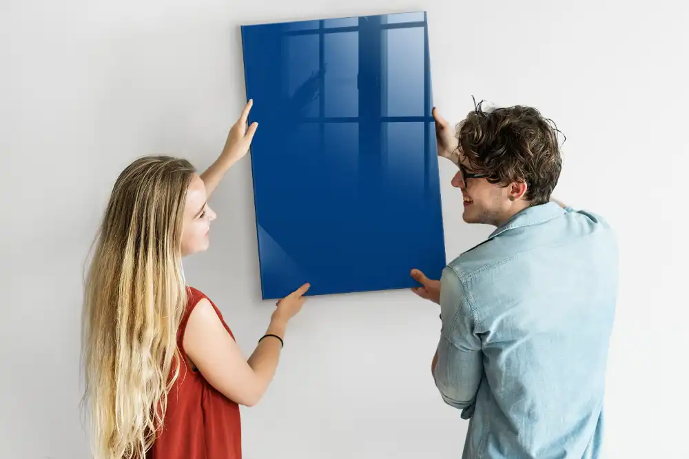 Modrá magnetická popisovací tabule