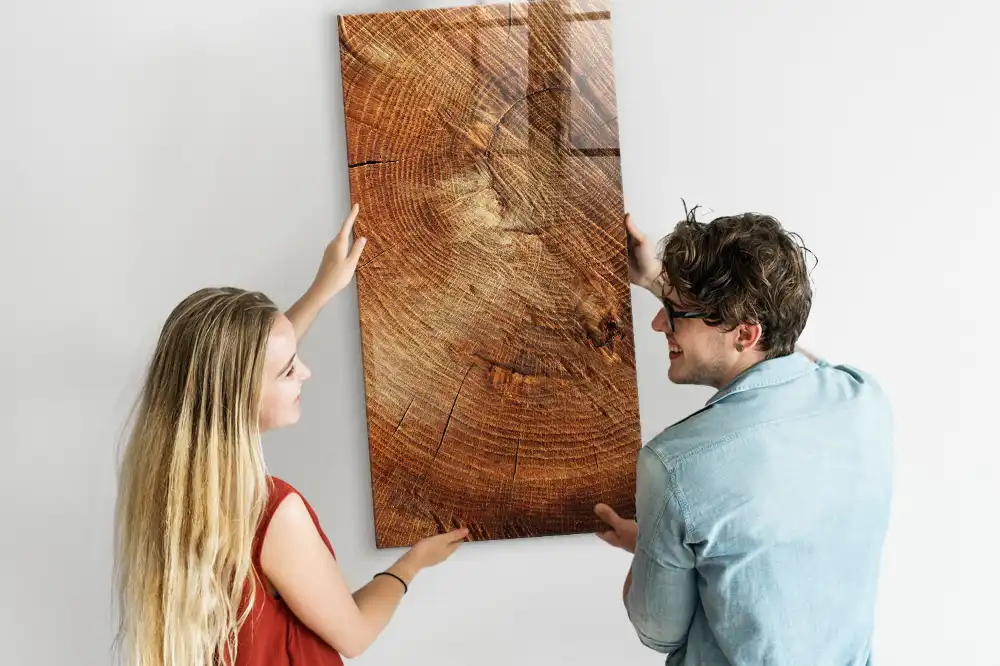 Magnetická popisovací tabule ve tvaru kmene stromu