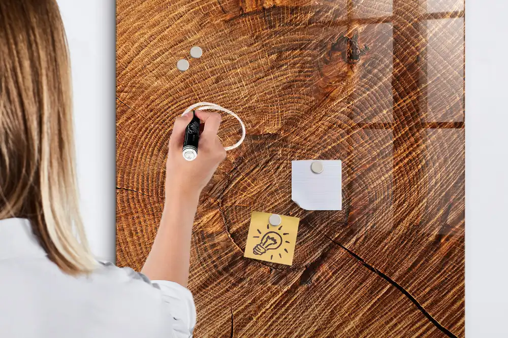 Magnetická kreslicí tabule s přírodními deskami
