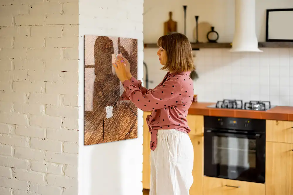 Magnetická kreslicí tabule s přírodními deskami