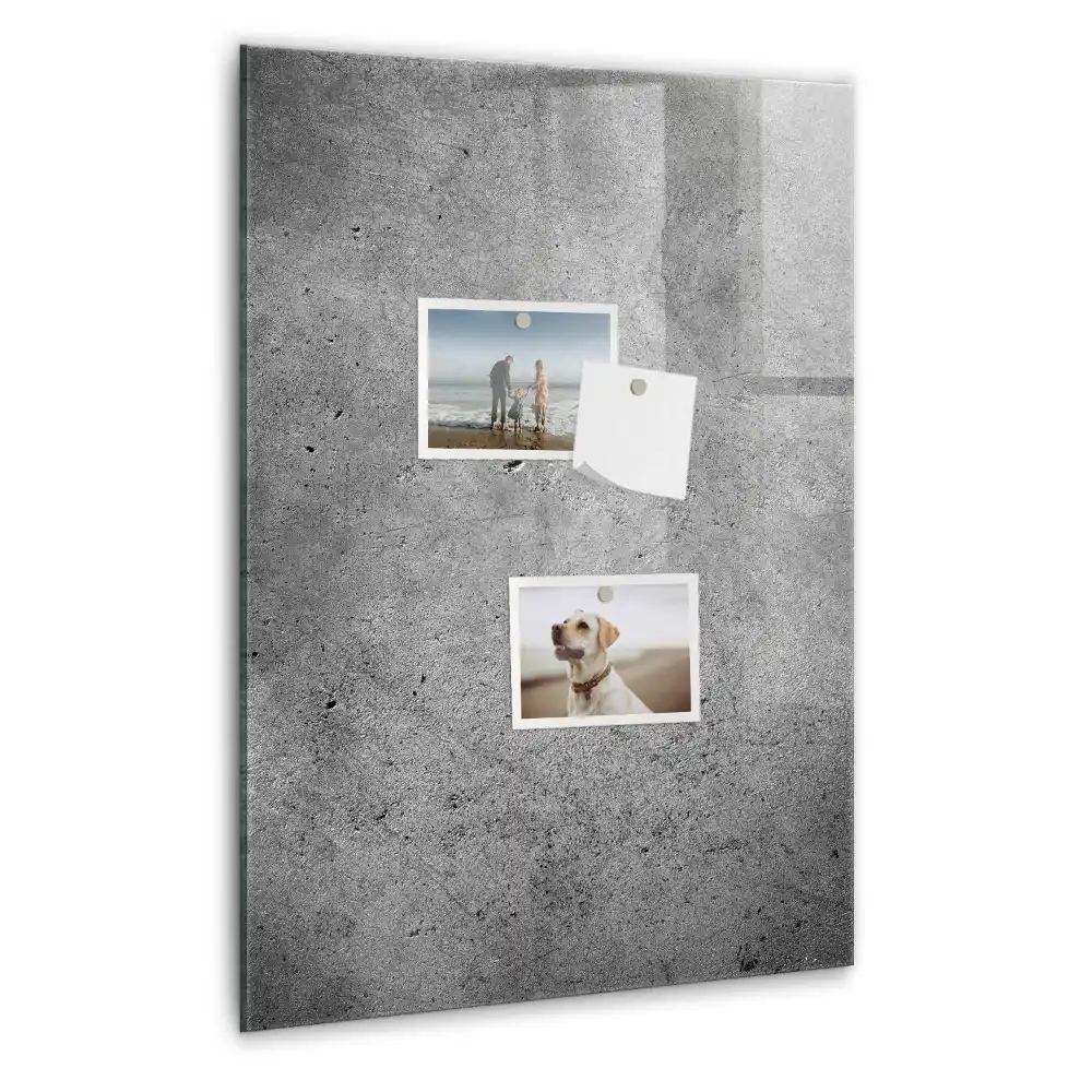 Magnetická popisovací tabule v designu surový beton