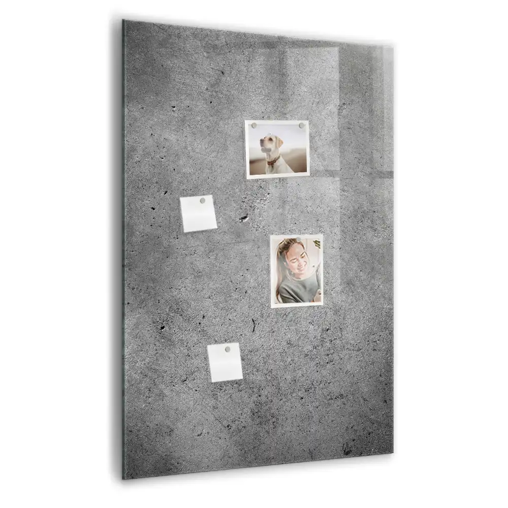 Magnetická popisovací tabule v designu surový beton
