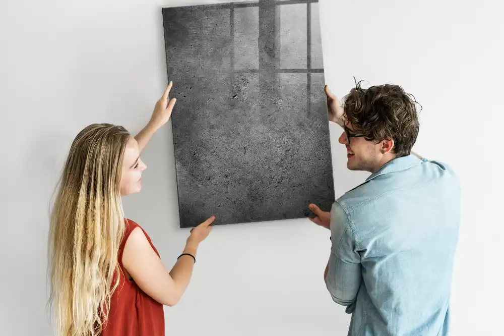 Magnetická popisovací tabule v designu surový beton