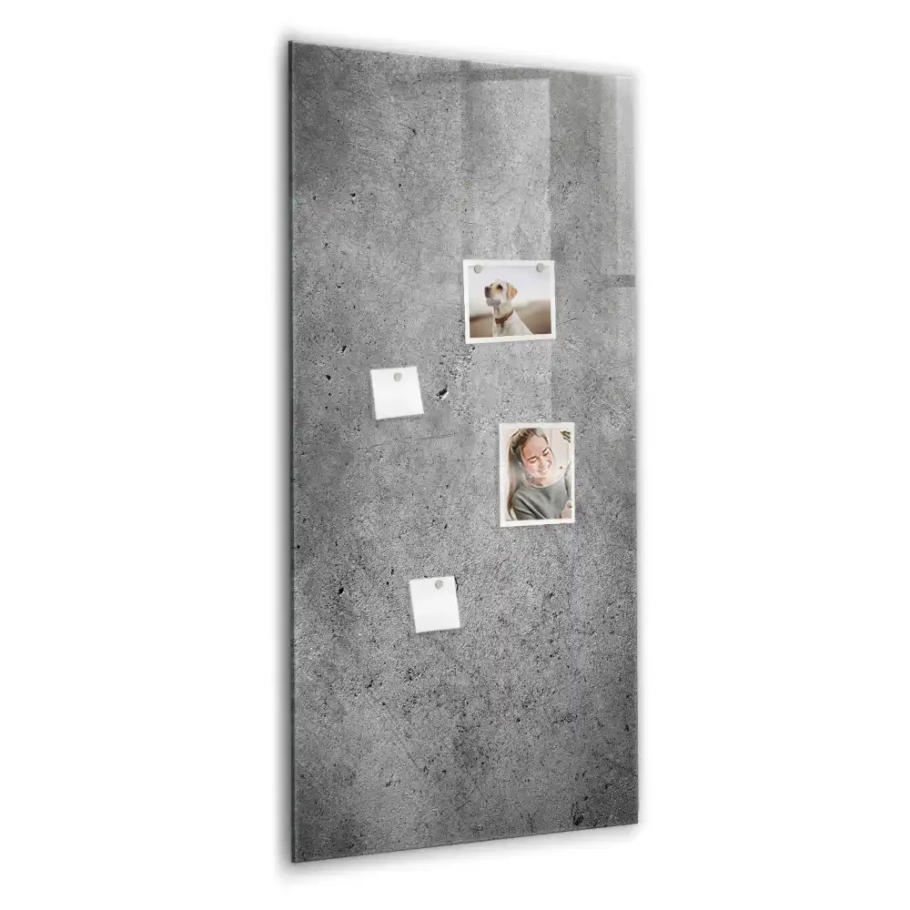 Magnetická popisovací tabule v designu surový beton