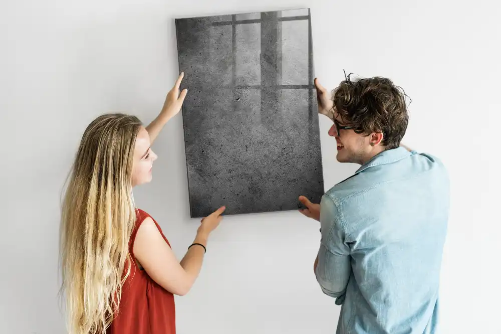 Magnetická popisovací tabule v designu surový beton