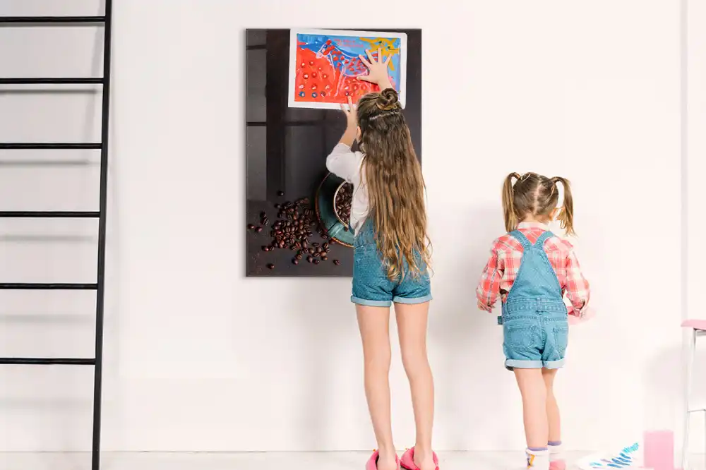 Magnetická popisovací tabule s motivem kávových zrn