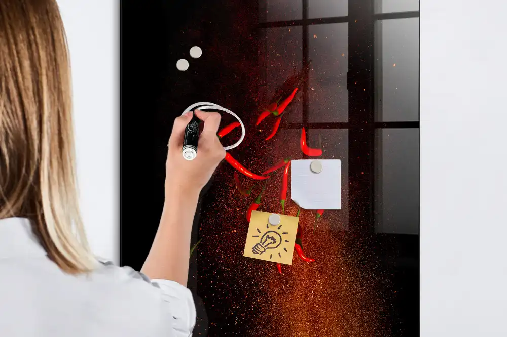 Magnetická tabule na kreslení pálivá paprika