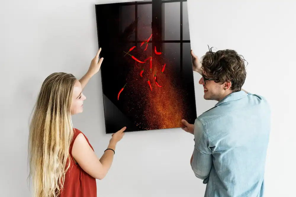 Magnetická tabule na kreslení pálivá paprika