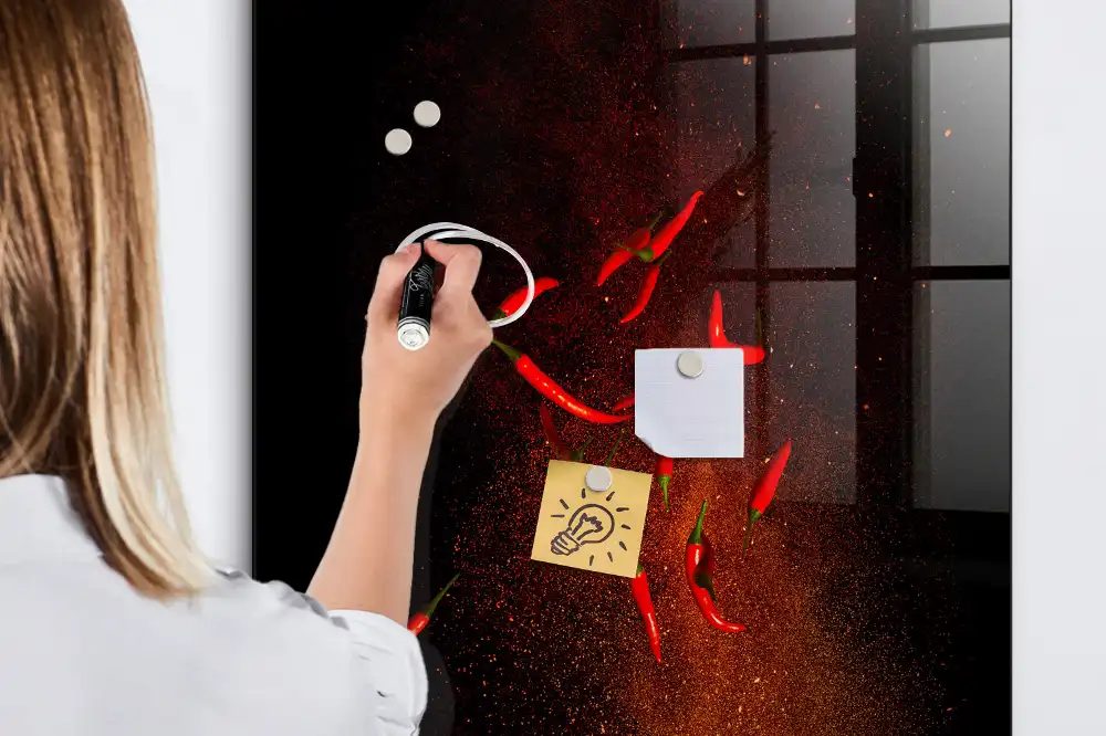 Magnetická tabule na kreslení pálivá paprika