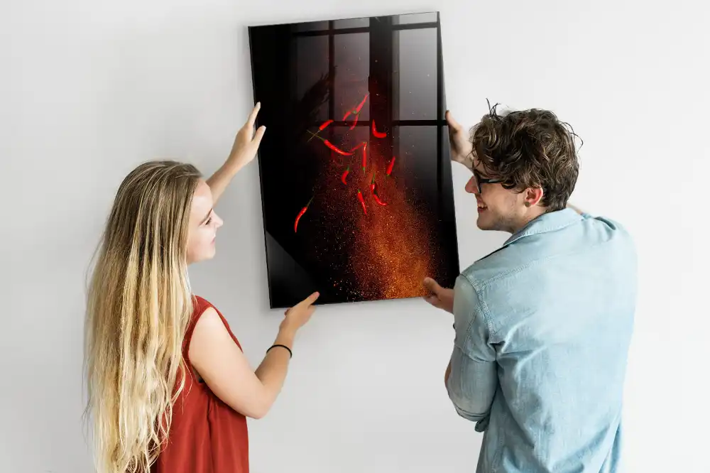 Magnetická tabule na kreslení pálivá paprika