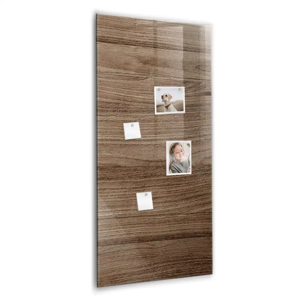 Magnetická popisovací tabule s dekorem dřeva