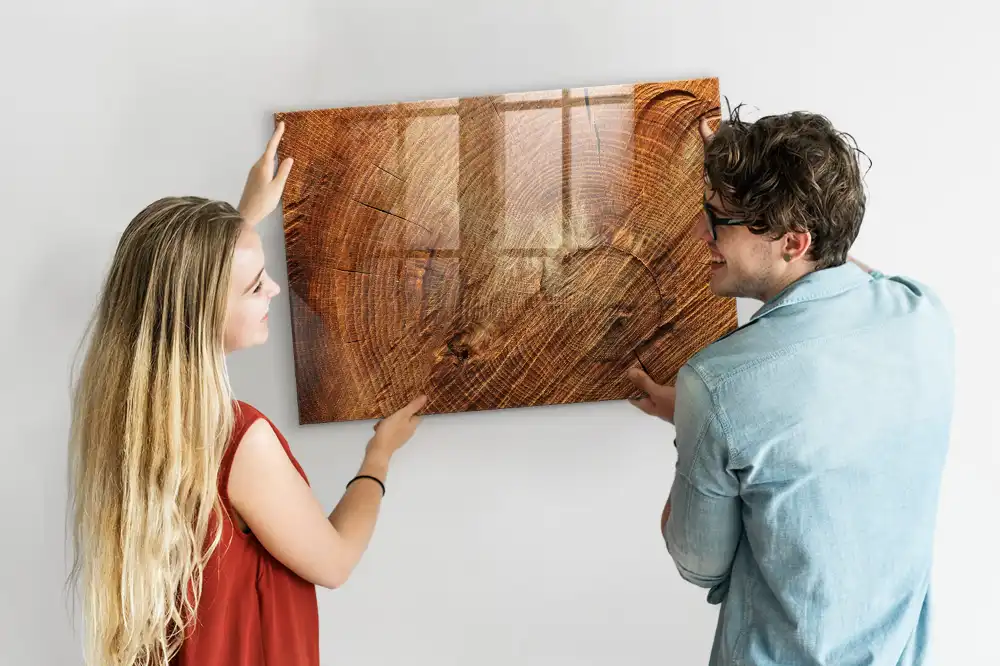 Magnetická kreslící tabule ve tvaru starověkého kmene stromu