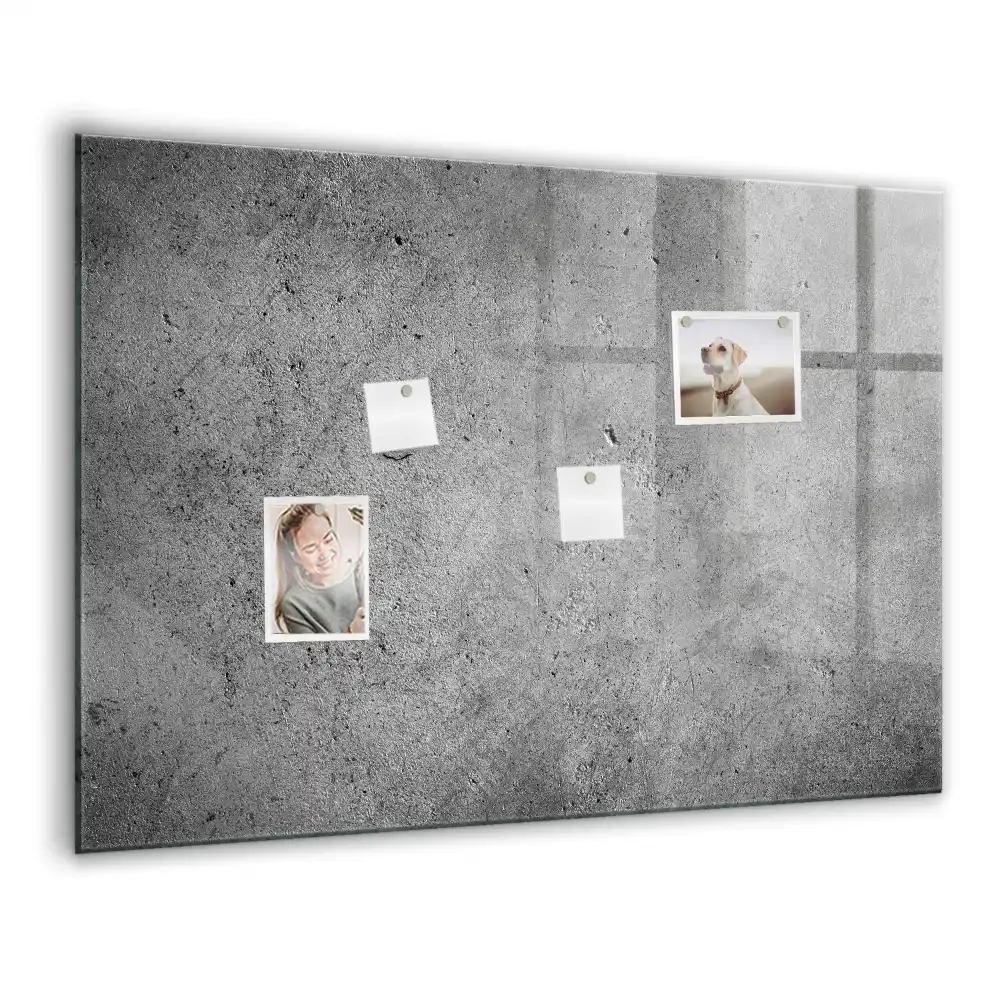 Magnetická kreslící tabule v dekoru průmyslový beton