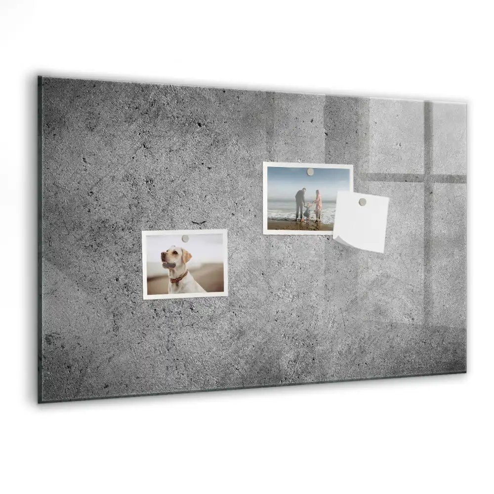 Magnetická kreslící tabule v dekoru průmyslový beton