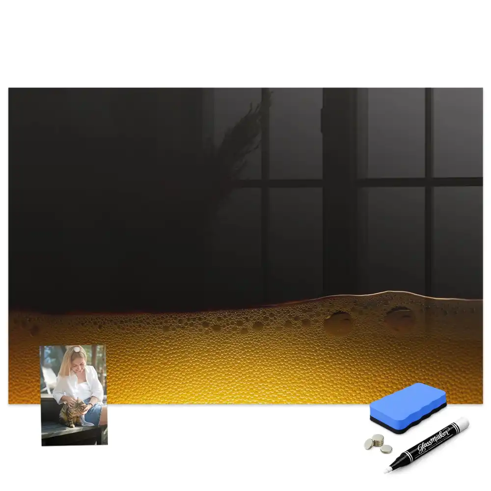 Magnetická psací tabule pomerančový džus