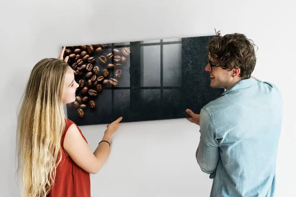 Magnetická kreslící tabule s motivem kávových zrn