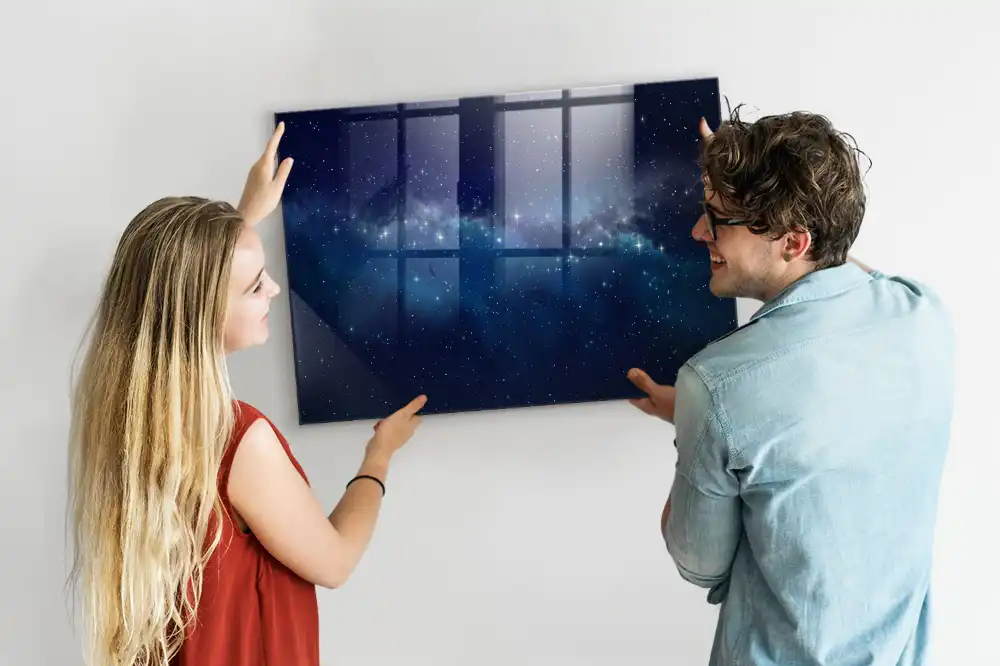 Magnetická kreslící tabule Hvězdná noční obloha