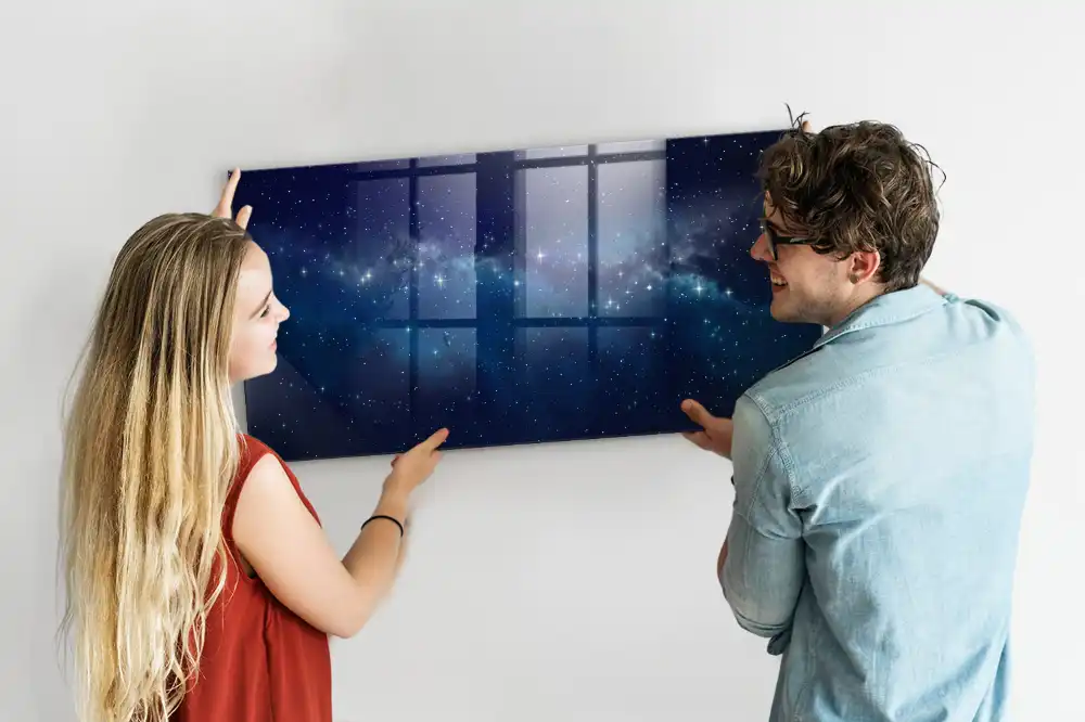 Magnetická kreslící tabule Hvězdná noční obloha