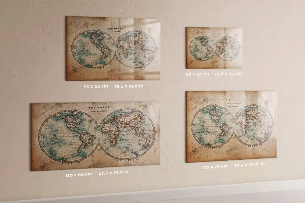 Magnetická kreslící tabule mapa zeměkoule