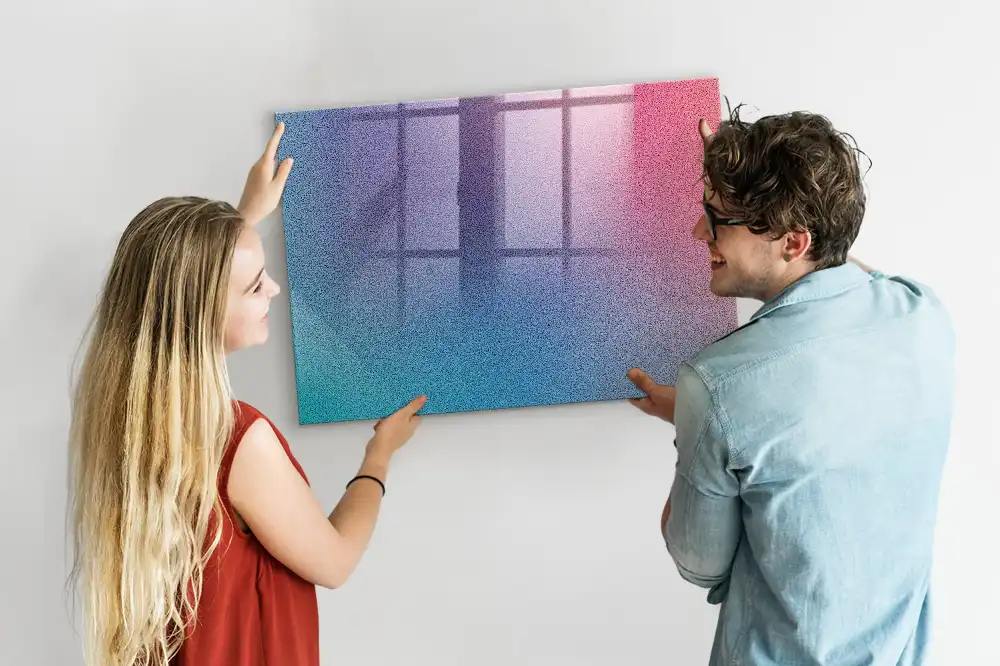 Magnetická kreslící tabule s barevným přechodem