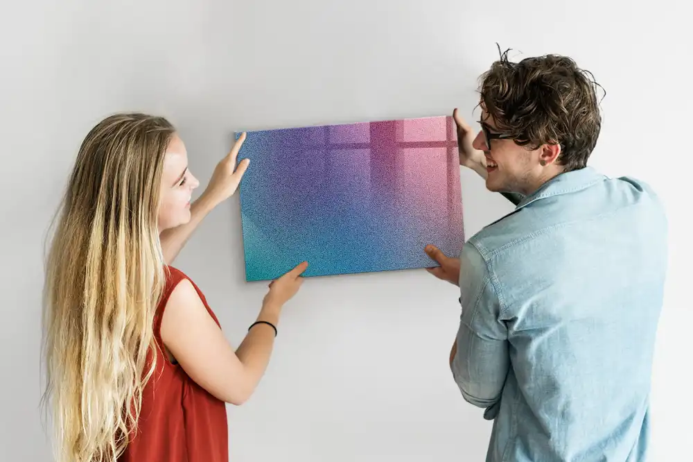 Magnetická kreslící tabule s barevným přechodem