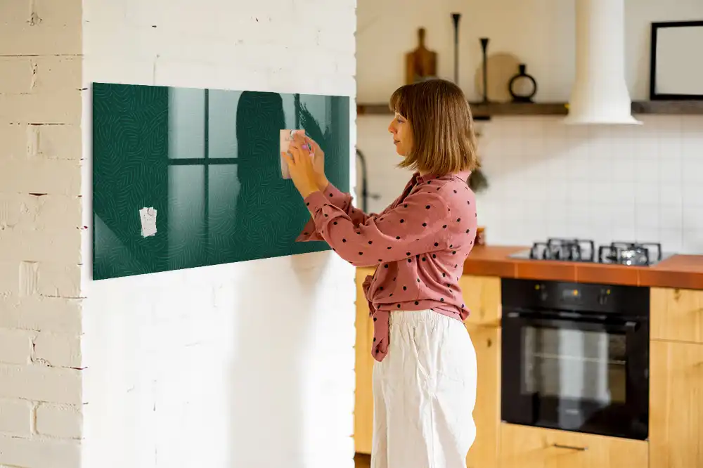 Magnetická kreslící tabule s květinovým vzorem