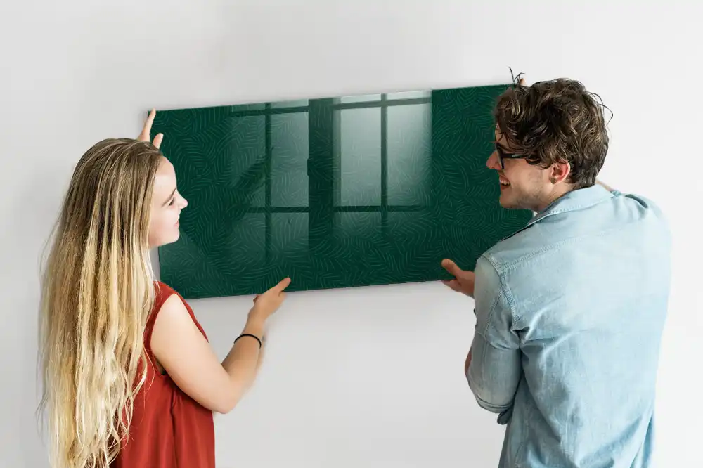 Magnetická kreslící tabule s květinovým vzorem