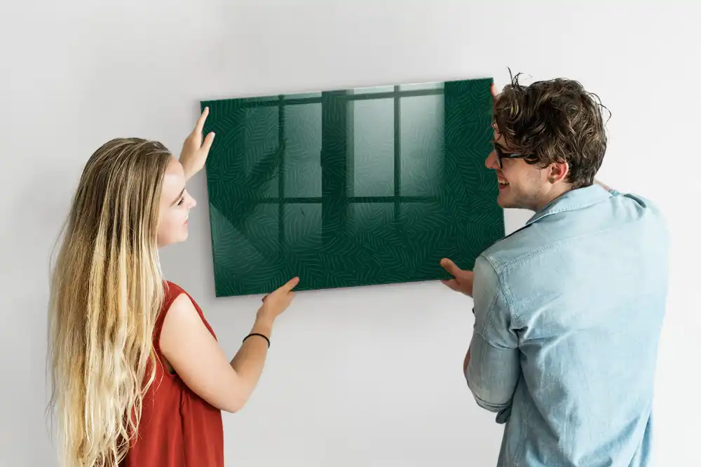 Magnetická kreslící tabule s květinovým vzorem