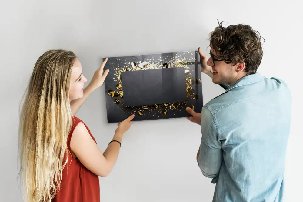 Magnetická kreslící tabule s lesklými částicemi