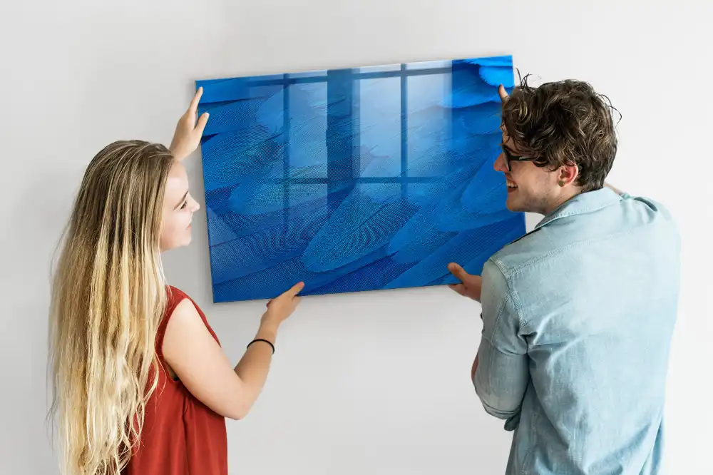 Magnetická psací tabule ve tvaru peří