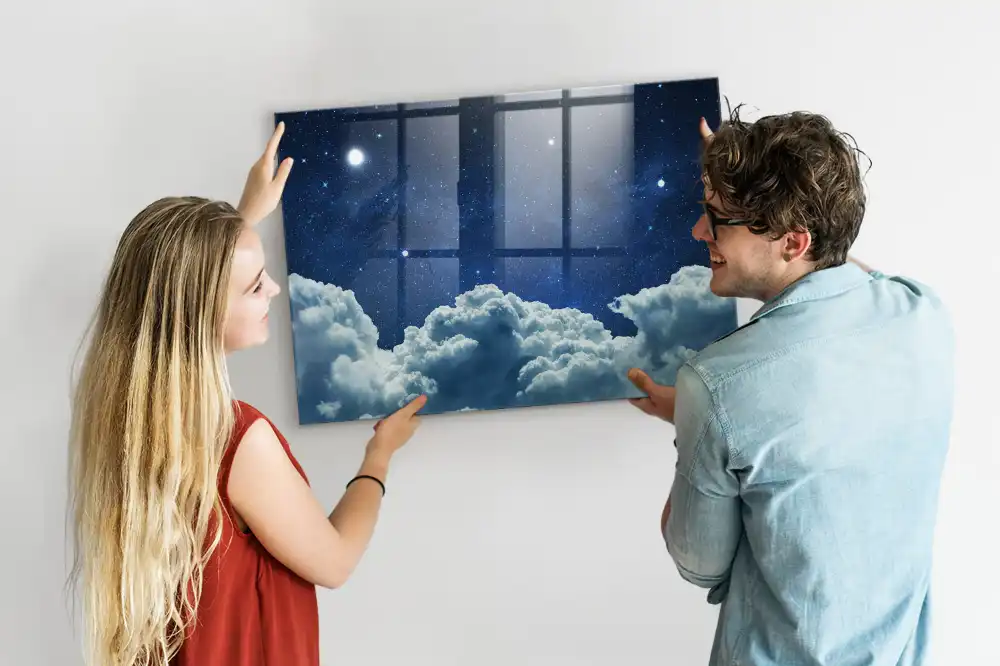 Magnetická kreslící tabule noční obloha