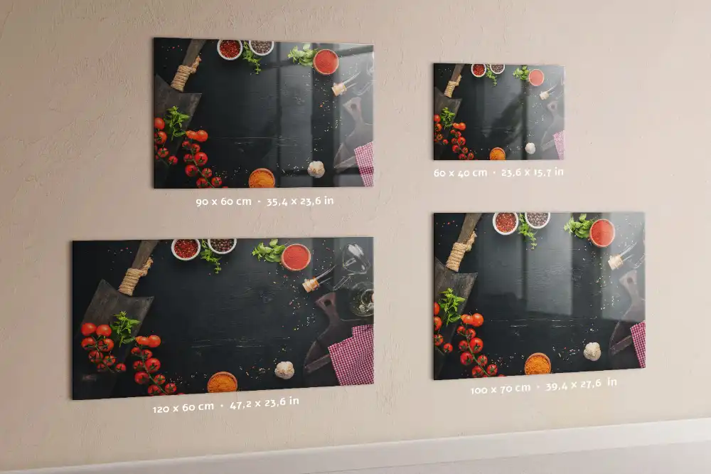 Magnetická kreslící tabule s motivem kuchyňského náčiní
