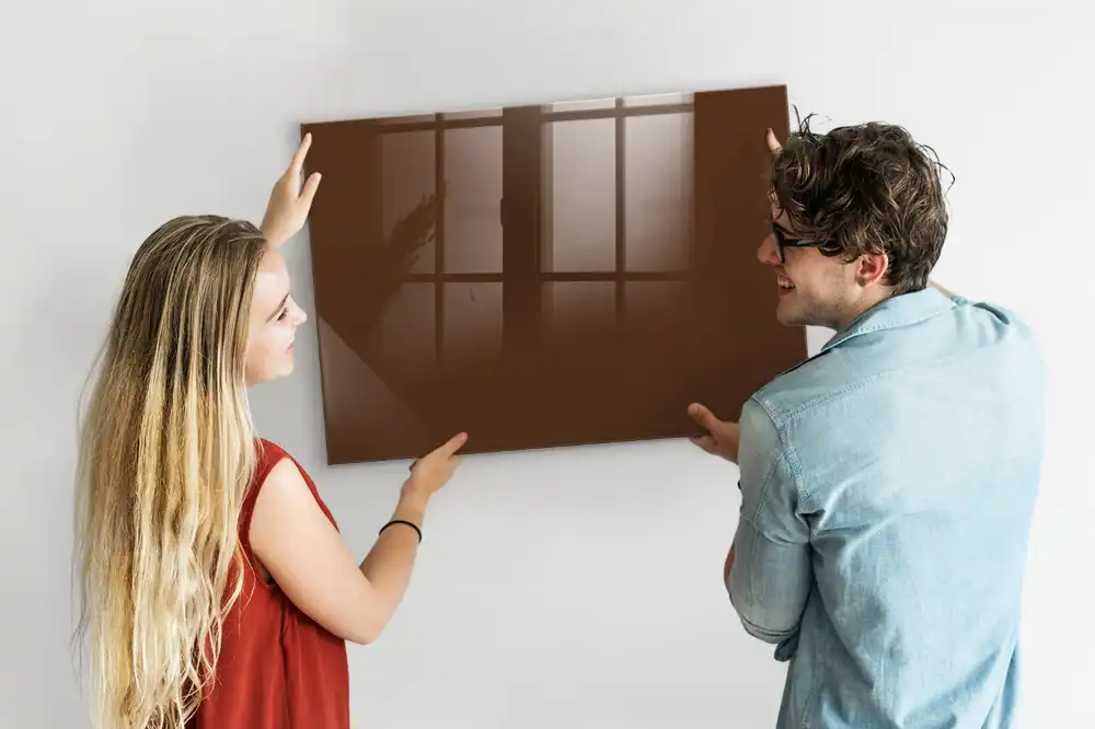 Hnědá magnetická psací tabule